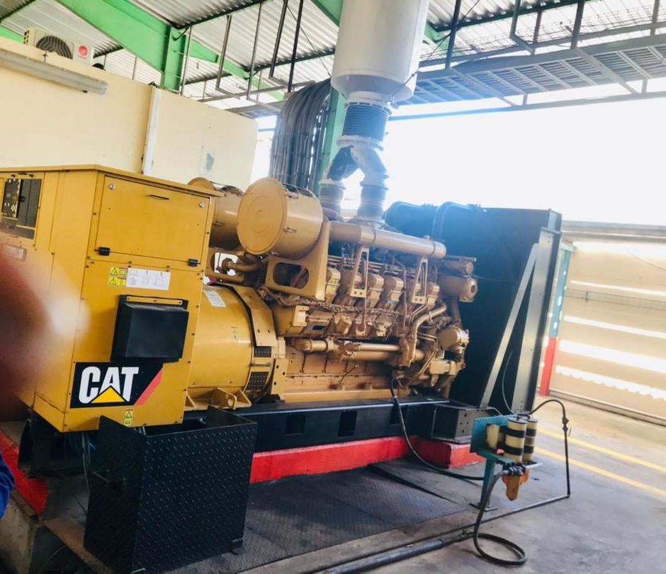 Installation d'un groupe électrogène CAT par Ivoire Technique Industrie à Abidjan
